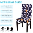 thumbnail image 2 of CJC Dining Chair Covers, Stretch Dining Chair Protector Cover Seat Slipcover for Home Hotel Restaurant Wedding Decor, 5 Colors, 2 of 7
