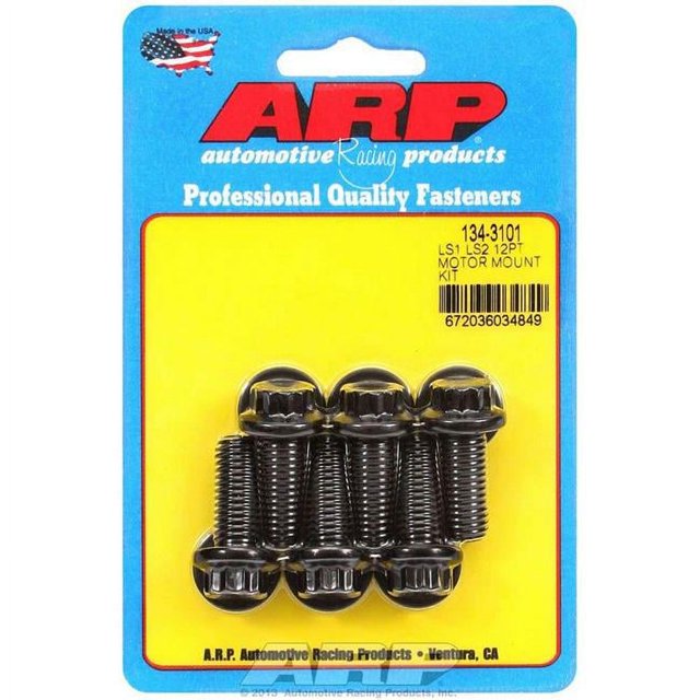 ARP 134-3101 12-Point Motor Mount Bolt Kit for Chevrolet LS1 & LS2