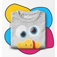 thumbnail image 3 of Shop4Ever Silly  Eye Turkey Face Thanksgiving Toddler's Cotton T-Shirt 3T Heather Grey, 3 of 6