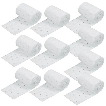 Trayknick 10Pcs Oil Filter Paper Disposable Anti-stick Cotton Grease-proof Cooker Hood Filter Paper for Restaurant