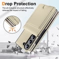 thumbnail image 2 of Decase for Samsung Galaxy Z Fold 7 Case with 2 in 1 Detachable Strong Magnetic Wallet,Built in Tempered Glass Screen Protector,Fashion PU Leather Back Cover,Shockproof Card Slot Stand Cover,White, 2 of 8