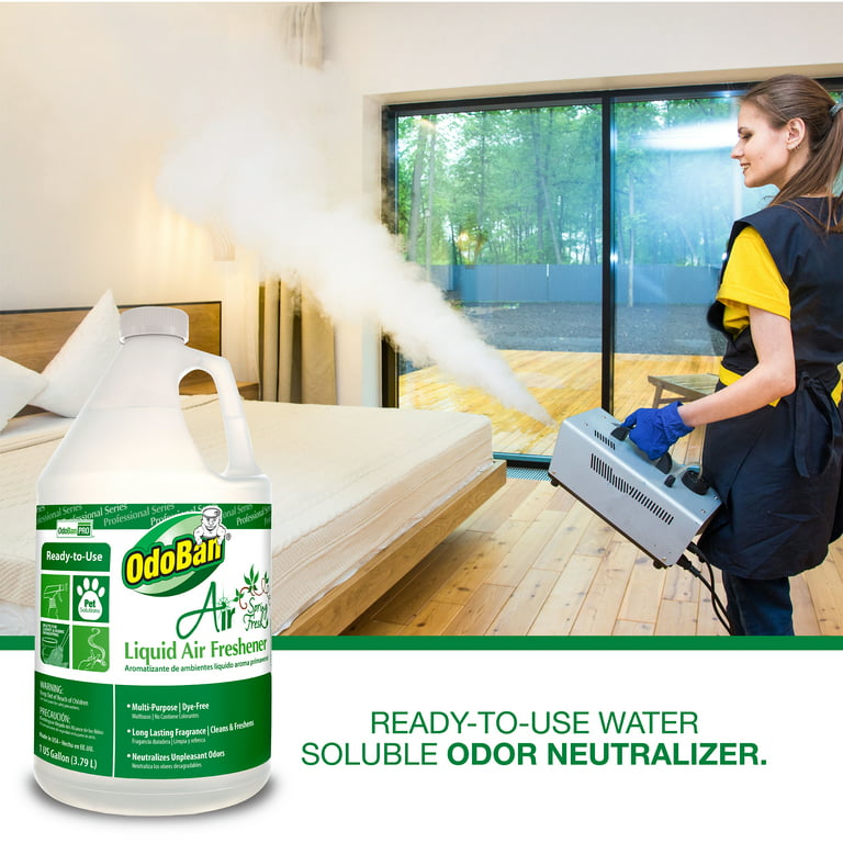SMELLS BEGONE 1 Gallon Odor Absorber Gel - Industrial Air Freshener -  Energizing Citrus Scent 