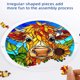 thumbnail image 5 of Rompecabezas acrílico para ventanas | Decoración con temática de vidrieras | Manualidades para el hogar | Adorno colgante para sala de estar, dormitorio o porche, 5 of 9