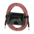 thumbnail image 1 of Sonducket Cable de guitarra, Cable de alambre, línea de reducción de ruido, Cables blindados trenzados de Color, accesorios para amplificador Accesorios para instrumentos musicales Rosa, 1 of 6