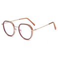 thumbnail image 3 of Gafas Retro con montura de Metal Express para hombre y mujer, gafas para teléfono móvil, gafas planas para mujer, 3 of 6