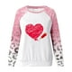 thumbnail image 2 of Gibobby Divertidas Sudaderas Sudadera casual de manga larga con cuello redondo y estampado de amor del día de San Valentín para mujer (estilo 2)(Rojo, M), 2 of 4