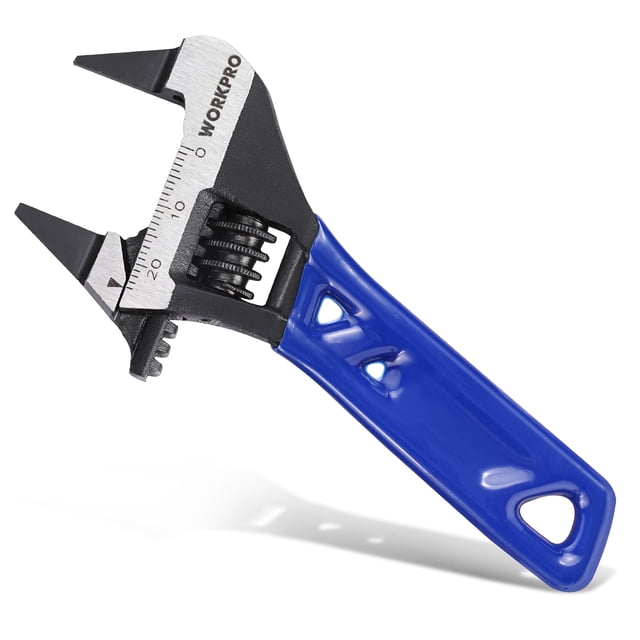 Llave ajustable WORKPRO Stubby de 120 mm de ancho de apertura