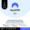 thumbnail image 1 of NordVPN Basic 1-year subscription for 10 Devices (Digital Download), 1 of 7