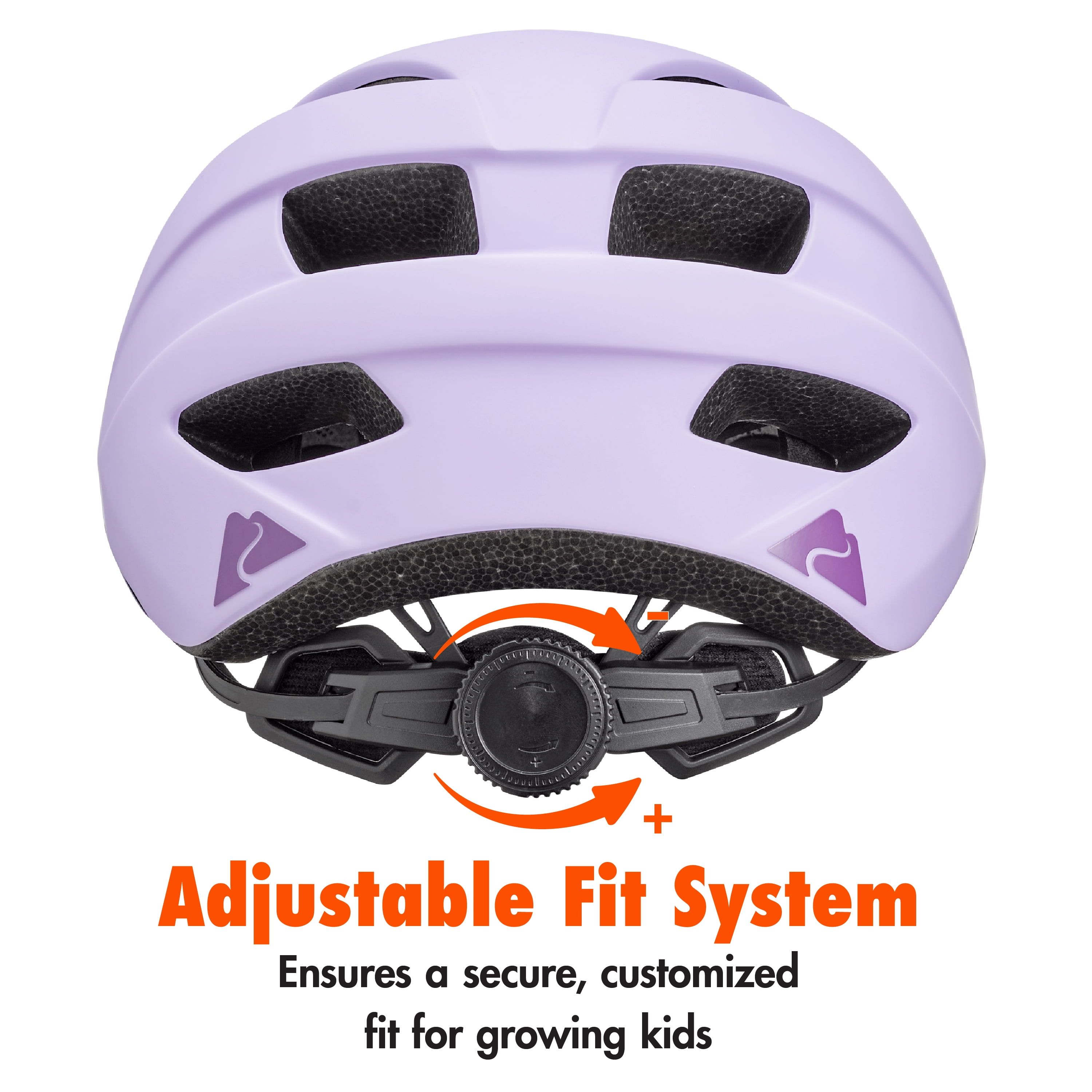 Ozark Trail Adjustable XS Toddler Bike Helmet, Ages 3+, Purple