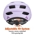 thumbnail image 3 of Ozark Trail Adjustable XS Toddler Bike Helmet, Ages 3+, Purple, 3 of 6