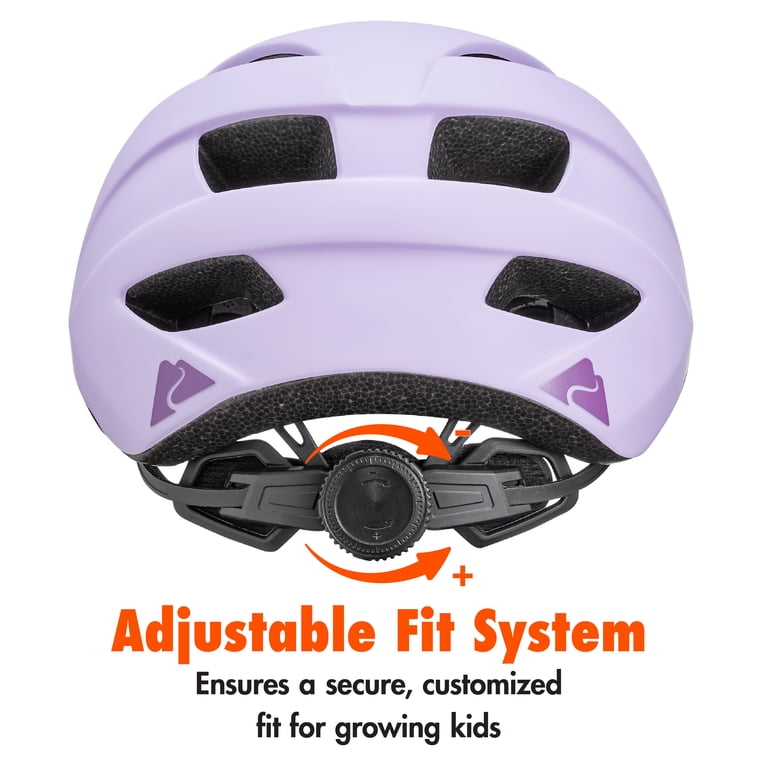 Ozark Trail Adjustable XS Toddler Bike Helmet, Ages 3+, Purple Ozark Trail Adjustable XS Toddler Bike Helmet, Ages 3+, Purple