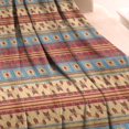thumbnail image 3 of Red and Yellow Geometric Striped Pattern Blanket,Comfortable Soft Flannel Throw Blanket,All Season,Warm Lightweight Blankets for Sofa Bed Couch Living Room Chair,30"x40", 3 of 4