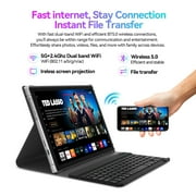 Android 14 tablet 10.1 inch,8GB RAM 128GB ROM,Unisoc T606 CPU,7000mAh 1920*1200 IPS HD Touchscreen,5G WiFi,Bluetooth,5+13MP Camera,GPS(Black)