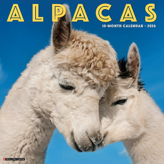 Alpacas 2026 Wall Calendar