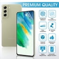thumbnail image 2 of ZYQEEE [3 Pack] Clear Screen Protector for Samsung Galaxy S21 FE 6.4", Soft TPU Protective Film [Not Tempered Glass],Support Fingerprint,Case Friendly, 2 of 10