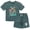 Gray green, variant on GOAT The Movie French Terry Drop Shoulder T-Shirt and Shorts Outfit Set Toddler to Big Kid