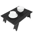 thumbnail image 1 of Table Mini Portable en Alliage d'Aluminium Pliante Table de Camping Extérieur BBQ Pique-Nique Table Noire, 1 of 7