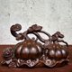 thumbnail image 3 of Ebony Pumpkin Ornament - Wealth and Abundance, Auspicious Decoration for Living Room, Entrance Hall, TV Stand, Display Shelf, Housewarming Gift, 3 of 4