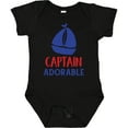 thumbnail image 3 of Inktastic Captain Adorable, Sail Boat, Sailing - Red Blue Boys Baby Bodysuit, 3 of 5