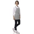 thumbnail image 2 of Delantal Chef Works Unisex Gris Ajustable con Tres Bolsillos, 2 of 5