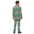 thumbnail image 3 of Suitmeister Men's Suits Christmas Green Nordic - XXL Green, 3 of 6