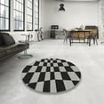 thumbnail image 4 of Ahgly Company Machine Washable Indoor Rectangle Transitional Midnight Gray Area Rugs, 4' x 6', 4 of 7