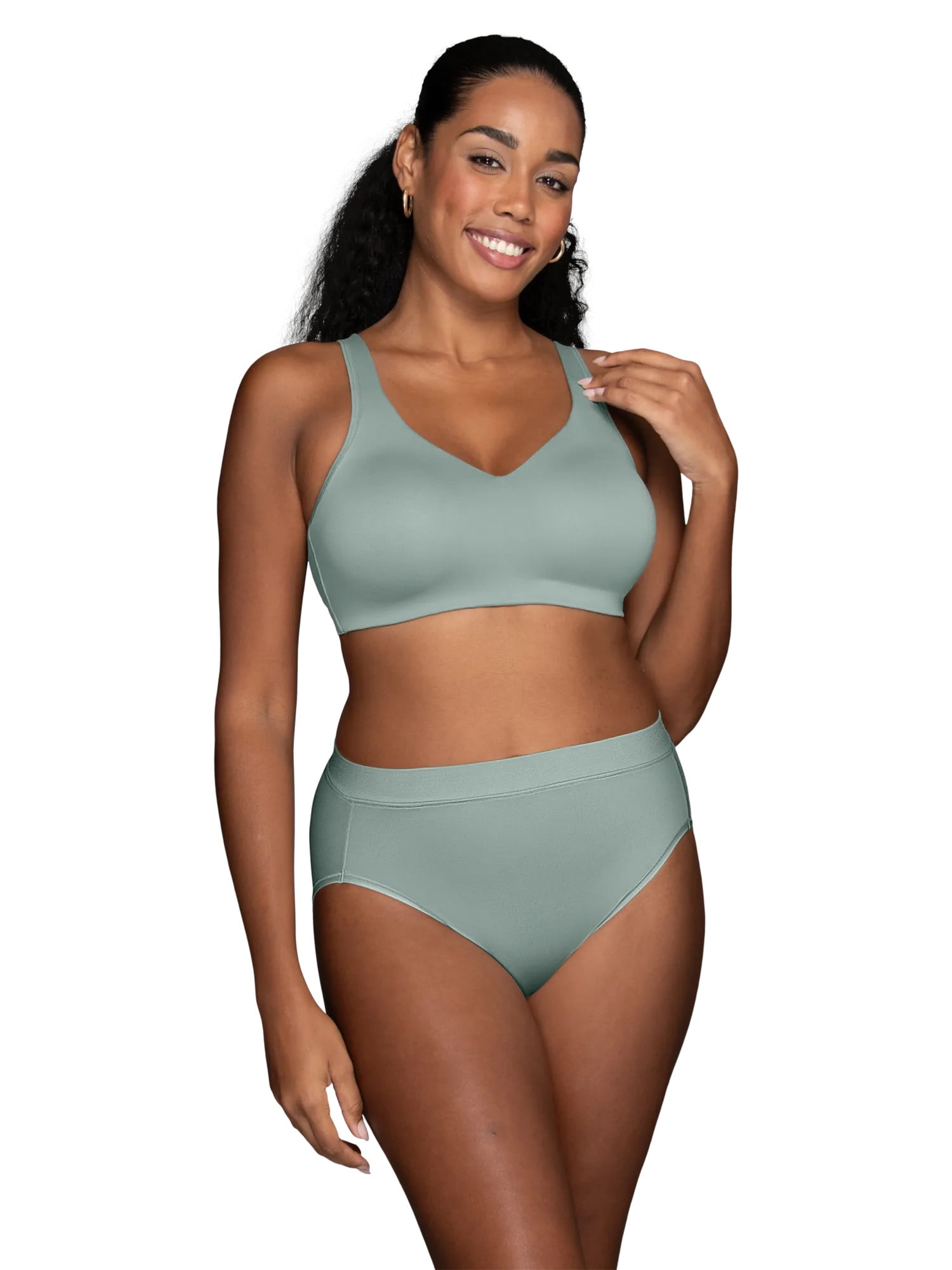 Vanity Fair Radiant Women's Wireless Bra - Seamless Back, Comfort Fit, Adjustable Straps, Sizes S-3XL, Style 3472206