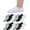 Black/White/Grey,12 Pack, variant on Kids No Show Socks Girls Boys Non-slip Socks Cotton Low Cut Socks 6/12 Pack