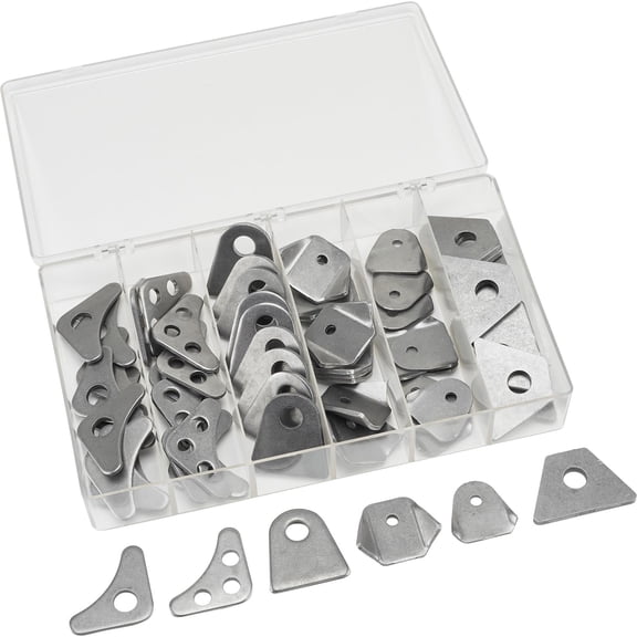 Roll Cage Tubing Chassis Weld Gusset/Tab Kit, 60 Piece