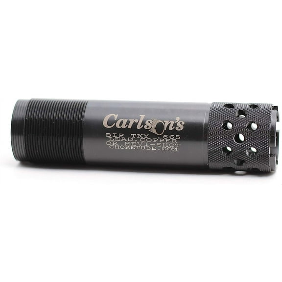 Carlson's Ported Turkey Choke Tube - 12 Gauge - Invector Plus - .665 Diameter