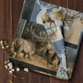 thumbnail image 4 of Mainstays 58" 100% Polyester Lux Anti-pill Fleece Deer Elk Sewing & Craft Fabric by the Yard, Brown, 4 of 4