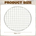 thumbnail image 2 of Stainless Steel Cooling Racks,7.1 inch Round BBQ Grill Net Steaming Rack, Oven & Dishwasher Safe, 2 of 6