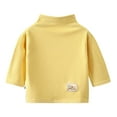 thumbnail image 2 of uublik Long Sleeve T Shirt Boy Kids Crewneck T-Shirts Tops Cute Fall Blouse Tees Size 0-11 Yellow, 2 of 3