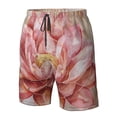 thumbnail image 4 of Pofeuu Pink Lotus Prin Men's Swim Trunks Quick Dry Bathing Suit Swimming Board Shorts Mesh Lining Beach Swimwear-3X-Large, 4 of 6