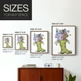 thumbnail image 4 of Welly Bunny And Bee Framed Print in Brown Solid Wood 8 x 10 Framed Print, 4 of 6