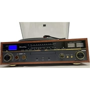 TechPlay Commander W, 3 Speed Turntable w/ Pitch Control, CD Player, Amplifier W/ VU Meter, Bluetooth and USB Recording
