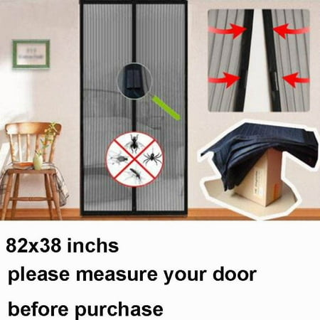 Magnetic Screen Door Heavy Duty Mesh Curtain With Full Frame