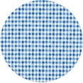 thumbnail image 3 of Round Fitted Tablecloth 44 Inch, Blue White Gingham Elastic Fitted Round Table Cover Fitted Table Clothes Wipeable Table Cover Polyester Table Cloth for Dining, Party, Buffet, Wedding, 3 of 8