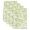 Green, Lime, White, variant on Spring Blue Sky Cobweb Kitchen Towels Set of 3, Abstract Minimalist Farmhouse Lines Absorbent Dish Towels for Kitchen, Microfiber Hand Towel, Quick Drying Tea Towel for Cleaning Decorative Dishcloths