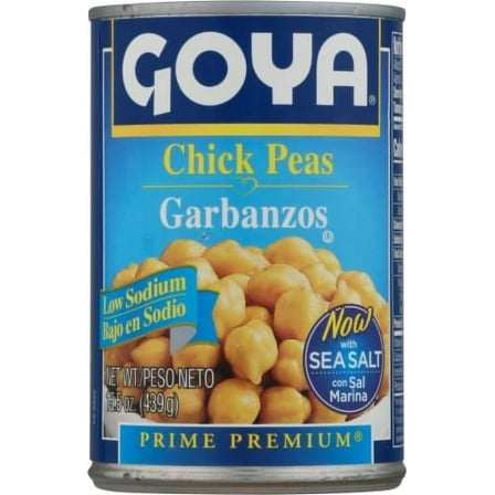 Pack of 2 - Goya Low Sodium Chick Peas 15.5 oz