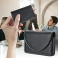 thumbnail image 1 of Estuche De Cuero Para Tarjetas De Presentación Comercial, Billetera, Portátil, Liviano, Estuche Para Tarjetas De Crédito, Cabe En El Bolsillo Para Vestimenta Informal De, 1 of 7