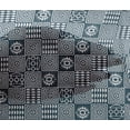 thumbnail image 4 of oneOone Viscose Chiffon Teal Blue Fabric Geometric African Fabric For Sewing Printed Craft Fabric By The Yard 42 Inch Wide, 4 of 4