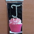 thumbnail image 1 of De Yi Enterprise 33016-J Cupcake Monogram Toppers - J, 1 of 1