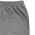 thumbnail image 7 of vdgthytj Mens Athletic Pants Drawstring Elastic Waist Side Striped Texture Running Outdoor Sport Tapered Trousers with Pockets(X-Large,Dark Gray), 7 of 7