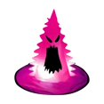 thumbnail image 1 of Clearance! Halloween Decorations! Home Decoration Halloween Light-up Decorative Hat Ornament Home Ornament Glowing Witch Hat Buy 2 Get 3, 1 of 3