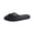 Black, variant on Women's Chinese Mesh Mule Sandals Floral Embroidered Slip-On Falt Mules