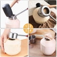 thumbnail image 3 of Abrelatas de coco con martillo, herramienta para cocos jóvenes de grado alimenticio, juego de abridor de coco de acero inoxidable con mango, 3 of 4