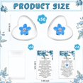 thumbnail image 2 of 50 Sets Forget-me-not Flower Gift Set, Heart-shaped Dried Pressed Keepsakes with Sympathy Cards and Bags, Memorial Remembrance Tokens for Funeral, Wedding, Baptism Ornament Favors, 2 of 5