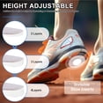 thumbnail image 3 of Bocaoying 2 Pairs Adjustable Heel Lift Insoles, 4 Layers Orthopedic Height Increase Inserts for Bow Legs, Leg Length Discrepancies, Heel Pain, Achilles tendonitis, 3 of 8