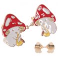 thumbnail image 4 of Cute Mushroom Brooch Pin Cartoon Brooch Mushroom Pin Lapel Pin for Clothes, 4 of 8